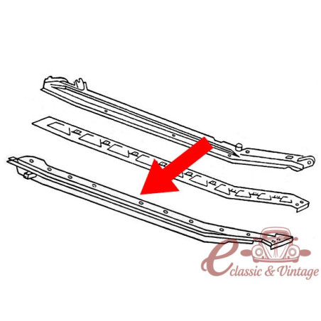 renfort de dessous de longeron droit cabriolet