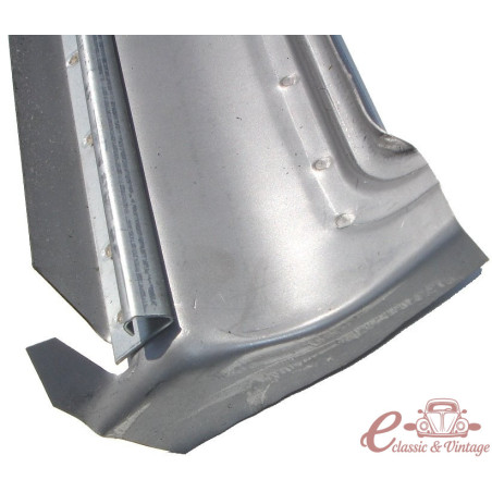 Lower part windshield repair plate