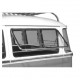 kit vidrio trasero safari 55-63 deluxe 23 ventanas marco blanco