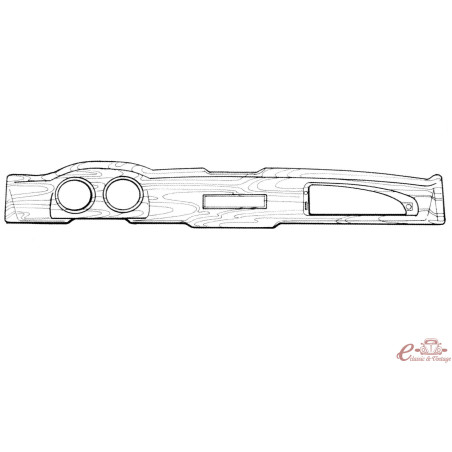 tableau de bord immitation bois 72-74