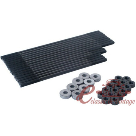 kit de 16 8mm chromoly dble adm CBperf + pitões longos para mangas mais compridas
