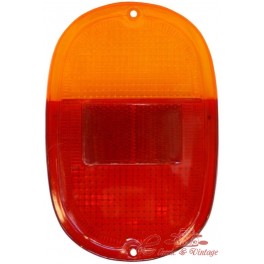 Plástico traseiro 60-71 europeu vermelho / laranja