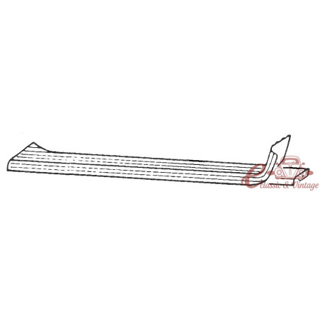 Green right footpeg rubber