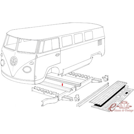 profilé transversal de chassis T2 50-67 Wolfsburg West