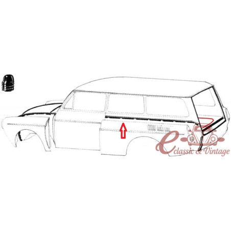 kit joints d'ailes (pour les 4 ailes ) T3 notchback