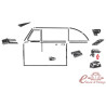 Set of 2 left or right rear pillar top gaskets 54-64