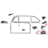 set de 2 caoutchoucs de fermeture de vitre arrière pivotante 52-64