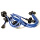 Cables de bujias MEGAVOLT silicona 8mm azul