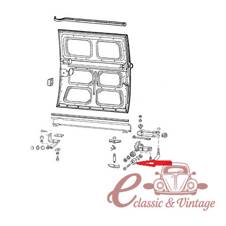guide nylon de porte latérale 68-