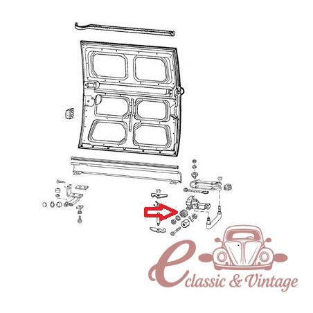 Side door roller 68-