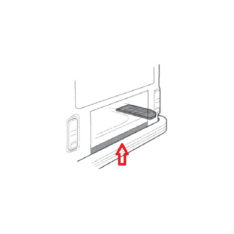 Chapa exterior de faldon trasero 72-