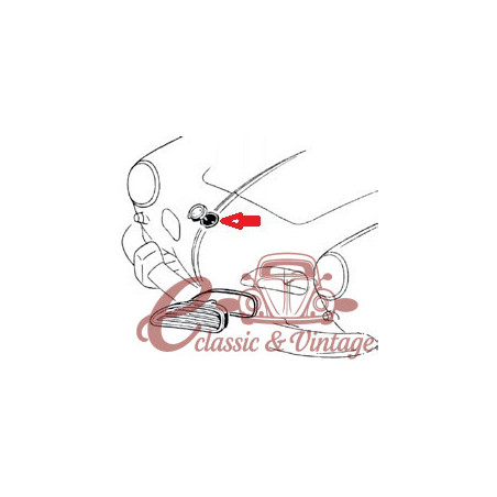 joint d'envàs de pied de muntatge d'emblême de face avant 56-74