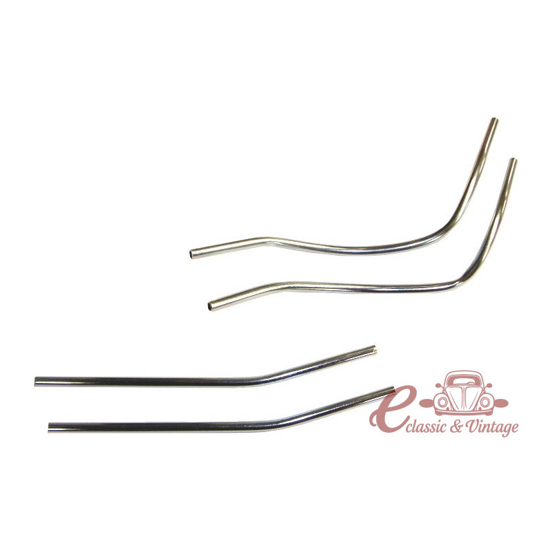 set de 4 tuyaux de raccord bocal / maître-cylindre 7/67- (sauf 1302/03)