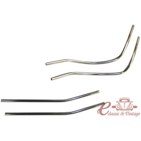 set de 4 tuyaux de raccord bocal / maître-cylindre 7/67- (sauf 1302/03)