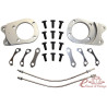 kit platines support étrier 1302/03 CSP complet (avec durites renforcés et vis)