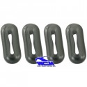 Set de 4 juntes de para-xocs davanter o posterior 1200 -7/73 et 1300 -7/67 WCM