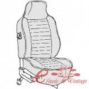 kit housse fauteuil gris clair 74-76 avec appui-tête intégré