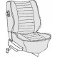 kit housses fauteuil gris clair 74-76