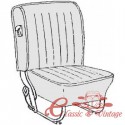 kit de housses de fauteuil gris clair 68-72