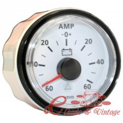Amperimetro-60/+60 amp fondo blanco
