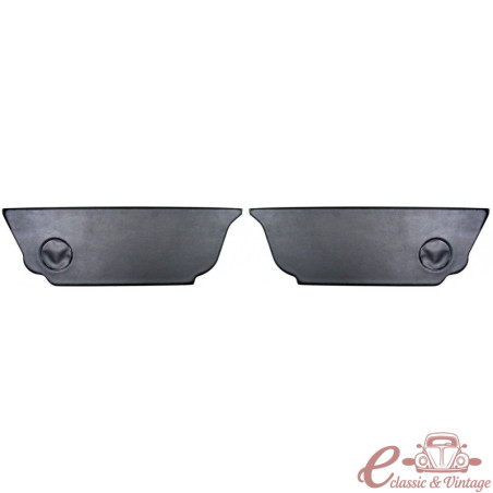set de 2 cartons noirs sous banquette arrière 60-74