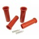 Conjunto de 4 tubos de uretano vermelho para eixo dianteiro T2 64-67