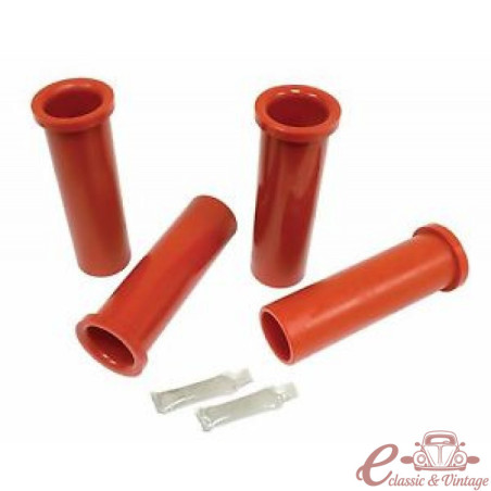 Set de 4 tubos rojos de uretano para tren delantero T2 64-67