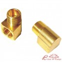 Set de 2 racords codados 90° 1/2’’ macho x 1/2’’ hembra