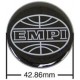 Conjunt de 4 adhesius EMPI de tap negre / gris (diàmetre 43 mm)