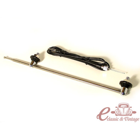 antenne 2 points d'attache 1150mm pieds chromés