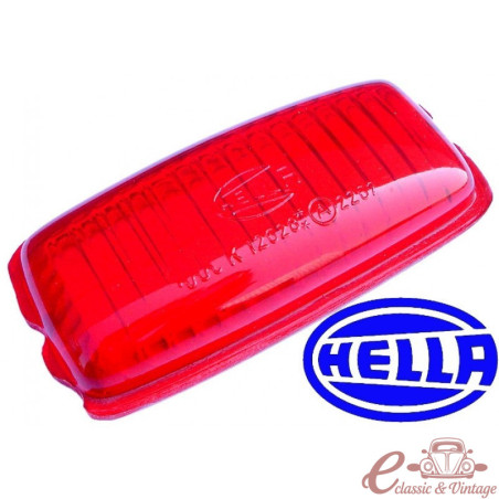 Lente de recambio roja HELLA para ref U240102