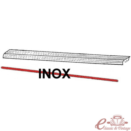 baguette (1) de marchepied 18mm en INOX