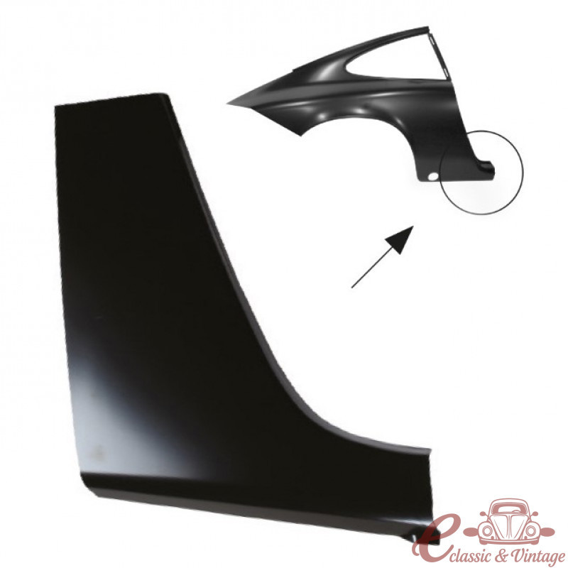 Cantonada posterior dreta (darrere de la porta) per a Porsche 911, 912 i 930