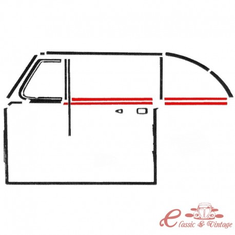 Set de 2 escupeaguas del o trasero interior o exterior izq o der cab. 54-64