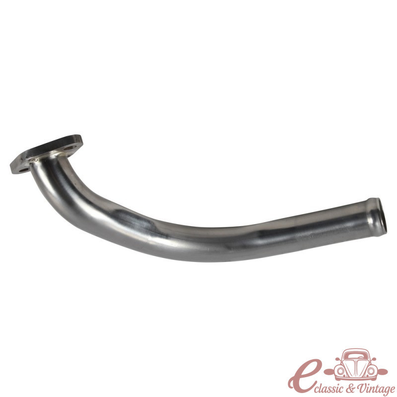 Codo de acero inoxidable para manguera de agua en el cárter del motor del lado izquierdo 1.9-2.1 8/82-7/92