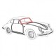 Junta do pára-brisa para Porsche 356 A / B / C 56-65 (para moldagem)