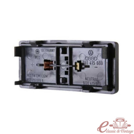 Botón de bocina para volante T25 original