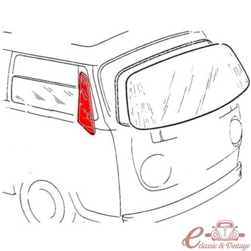 Vidro Defletor Direito