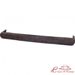Parachoques trasero negro con ribete rojo Golf 2-7/89