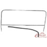 Pára-brisa tipo buggy completo (moldura e junta de vidro) Largura 107/108 cm, altura 630 mm