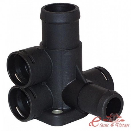 Racor-distribuidor de agua T4 8/1992-71994 2000cc Gasolina y Golf 1600-1800cc Cabriolet / Caddy / Scirocco 8/89-