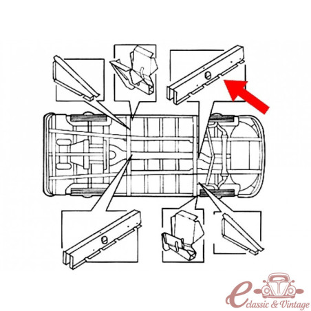 Travessa frontal T2 -67
