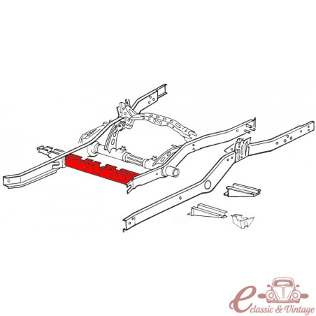 Refuerzo  transversal trasero  T2  68-72