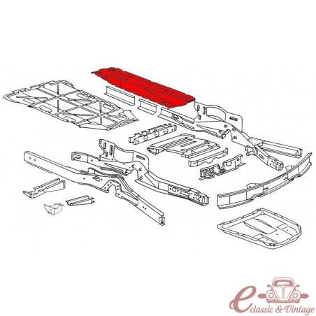 Plancha izq de protección de chasis