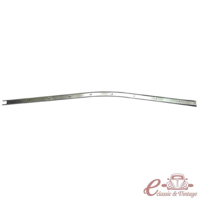 Riel de aluminio izquierdo para junta de vidrio de puerta superior en cuerpo 56-71