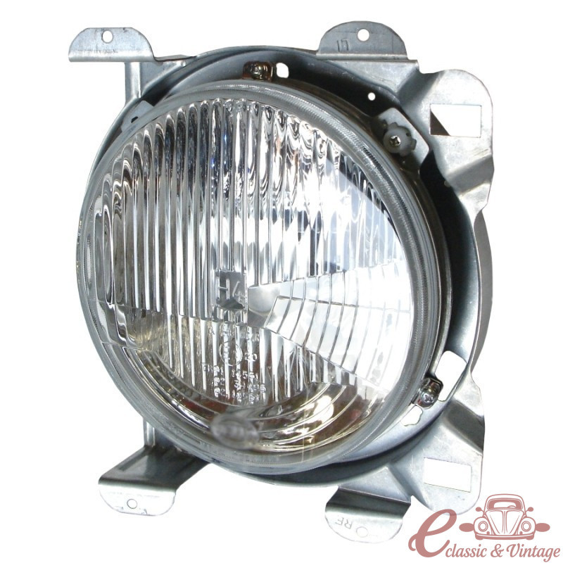 Far halogen H4 esquerre amb estructura metàl·lica