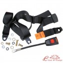 Cinturó de seguretat frontal negre manual (3 punts de fixació)