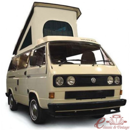 Lona  de T25 Westfalia 80-5 / 84 con 3 ventanas BEIGE calidad superior