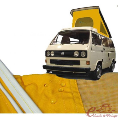 Lona de T25 Westfalia 5/84-90 con 3 ventanas AMARILLO calidad superior