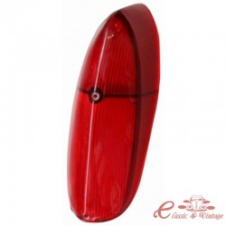 Taillight glass 62-69 red "abobadado" USA
